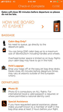 易捷航空app買托運行李問題